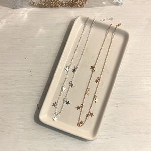 silver& gold color charm necklaces ⭐️ earrings sep. H🌞ST  Pi🌜k! 3/15